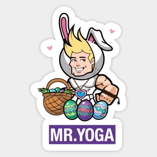 Mr. Yoga Sticker